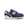 New Balance Nb 996 Спортивно-повседневные Амортизирующие Дышащие Низкие Кроссовки для Ходьбы Детская Обувь Темно-синий IZ996XX3