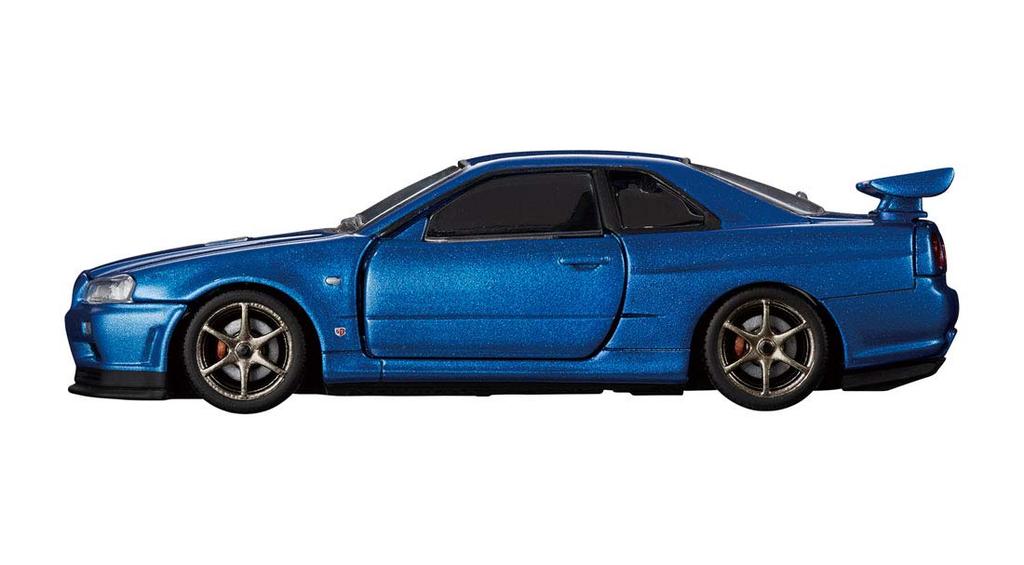 Tomica Premium RS Nissan Skyline II Nur GT-R V-spec (Бэйсайд Блю)