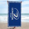 Leinster Rugby Print Beach Towel, Large Soft Quick Dry Towel for Beach Camping Swimming
