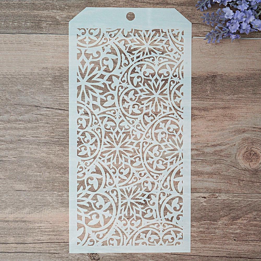 12*24 см DIY ремесло бесшовный трафарет для рисования штамповки для скрапбукинга штампы альбом декоративное тиснение бумажные карты