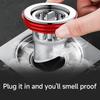 Odor Proof Floor Drain Valve-Sewer Core Backflow Preventer Shower Floor Drain Plug for Kitchen Bathroom Toilet Sewer