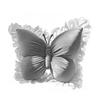 Butterfly Throw Pillow Decorative Butterfly Pillow with Lace Trim Princess Style Stuffed Pillow for Living Room Bedroom Sofa Home Decor