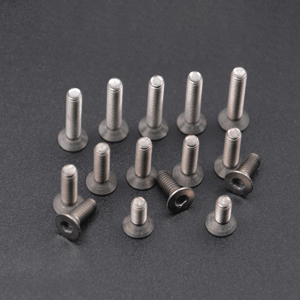 Винты с шестигранной головкой M3 x 5 6 8 10 12 14 16 18 20 25 28 35 мм из титана TA2 Grade 2 с шестигранным углублением под ключ для DIY