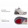 Air 3 Retro TD White Cement Reimagined Детские кроссовки Summit-White Fire-Red Black DM0968-100