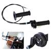 7/8" 22mm Motocross Handle Throttle Clamp Hand Grip with Twist Cable for 50-250CC ATV Quad Pit Dirt Bike Buggy Motorcycle Racing