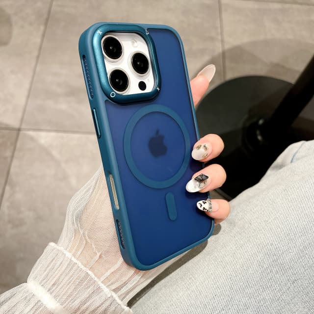 Для iPhone 16 Pro Max Высококачественный Роскошный Магнитный Силиконовый Чехол-Рамка Magsafe для iPhone 11 12 13 14 15 16 Plus Матовый Защитный Чехол