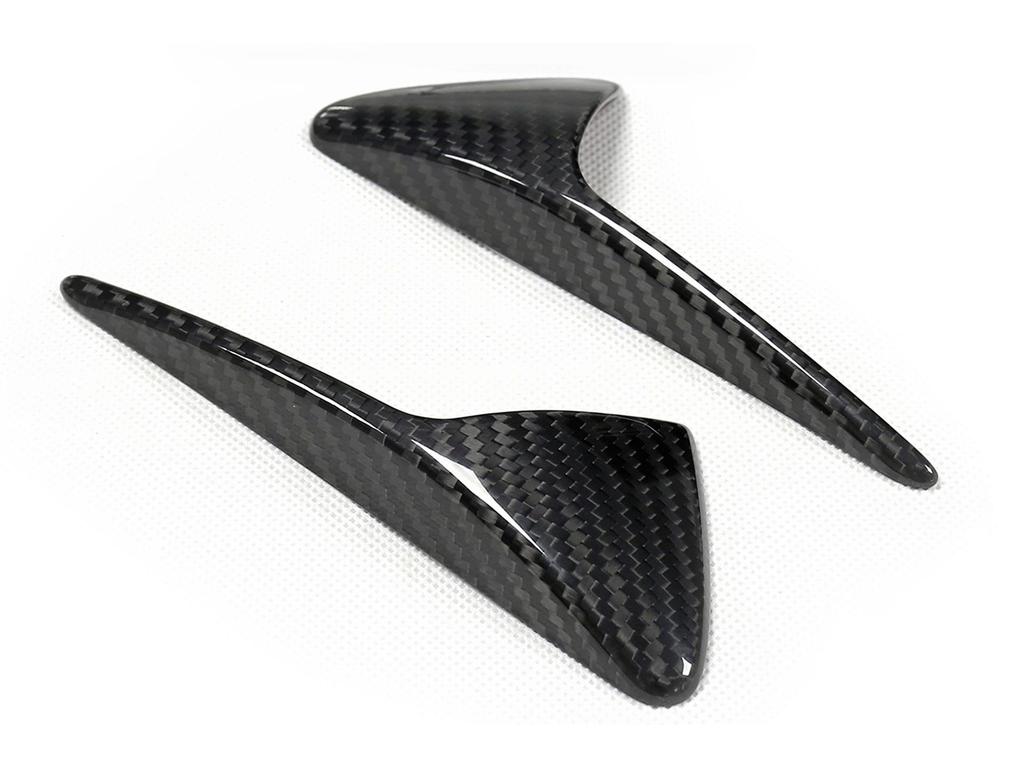Dry Carbon Fiber Steering Wheel Sticker for Tesla Model 3/Y