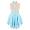 Figure Skating Dresses for Girls Shiny Rhinestone Gymnastics Leotards Girls Ballet Dance