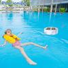 Solar Pool Ionizer Automatic Floating Pool Cleaner with LED Lights Solar Charging Chlorine-Free Pool Water Purifier Ionizer for Above Ground