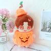 Dress Up Cotton Doll Pumpkin Clothes Set Orange Plush Dolls Clothes  Doll Accessories