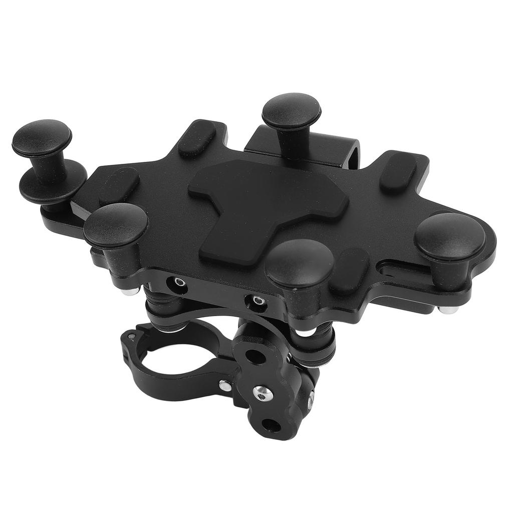 Motorcycle Phone Mount 5 Claw Rotatable Shock Absorbing Silicone Pads Motorcycle Handlebar Phone Holder