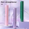 Portable Cordless Hair Straightener Comb 3 Temperature Adjustable Rechargeable Fast Heating Straight Curly Hair Mini Electric Hair Styling Hot Brush
