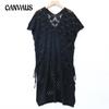 Summer Women's Hollow Out Knit Pullover Cover Up Beach Holiday Bikini Sun Shirt Dresses