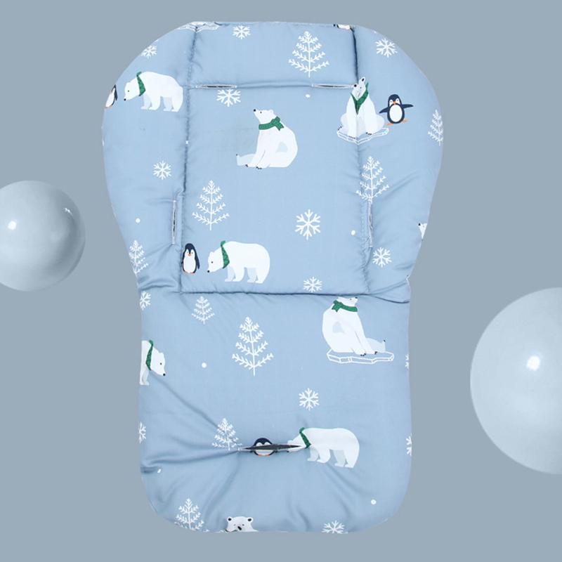 Baby Kids Highchair Cushion Pad Mat Booster Seats Cushion Pad Mat Feeding Chair Cushions Pad Stroller Cushion Mat Cotton