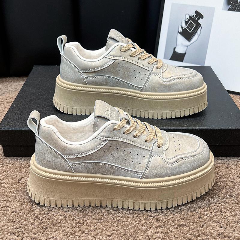 Модные новые женские туфли на платформе, женская модная спортивная обувь, высококачественная повседневная и удобная женская обувь из искусственной кожи