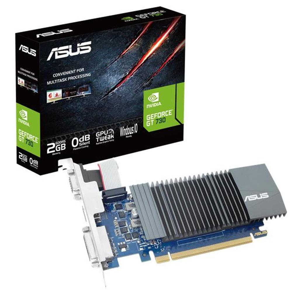 ASUS NVIDIA GeForce GT730 2GB GDDR5 Slim Graphics Card GT730-SL-2GD5-BRK-E