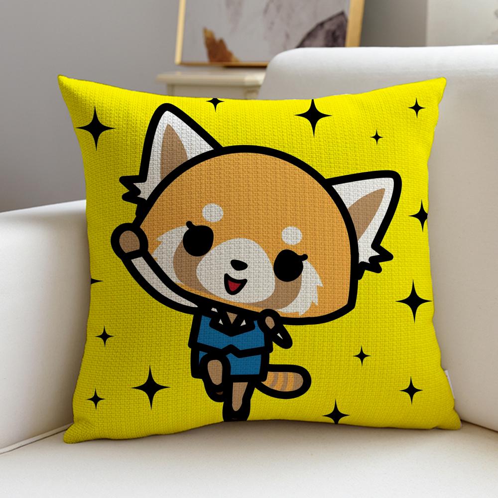 Feisty AAggretsukoS Cushion Cover Breathable and skinfriendly linen pillowcase square removable and washable cushion