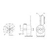 DC1.5V 3V 4.5V 5V 6V Power Motor RF-300 Солнечный двигатель для игрушек своими руками Замена Ремонт 2 контакта 2 провода Диаметр вала 2 мм