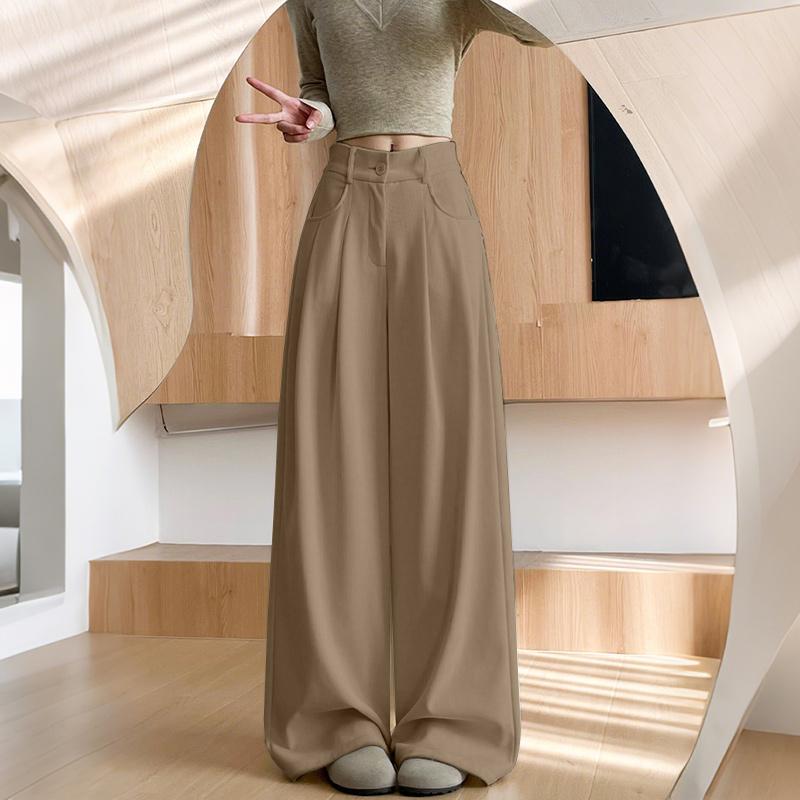 Solid Casual Zanzea Color Women Loose Wide Leg Pants