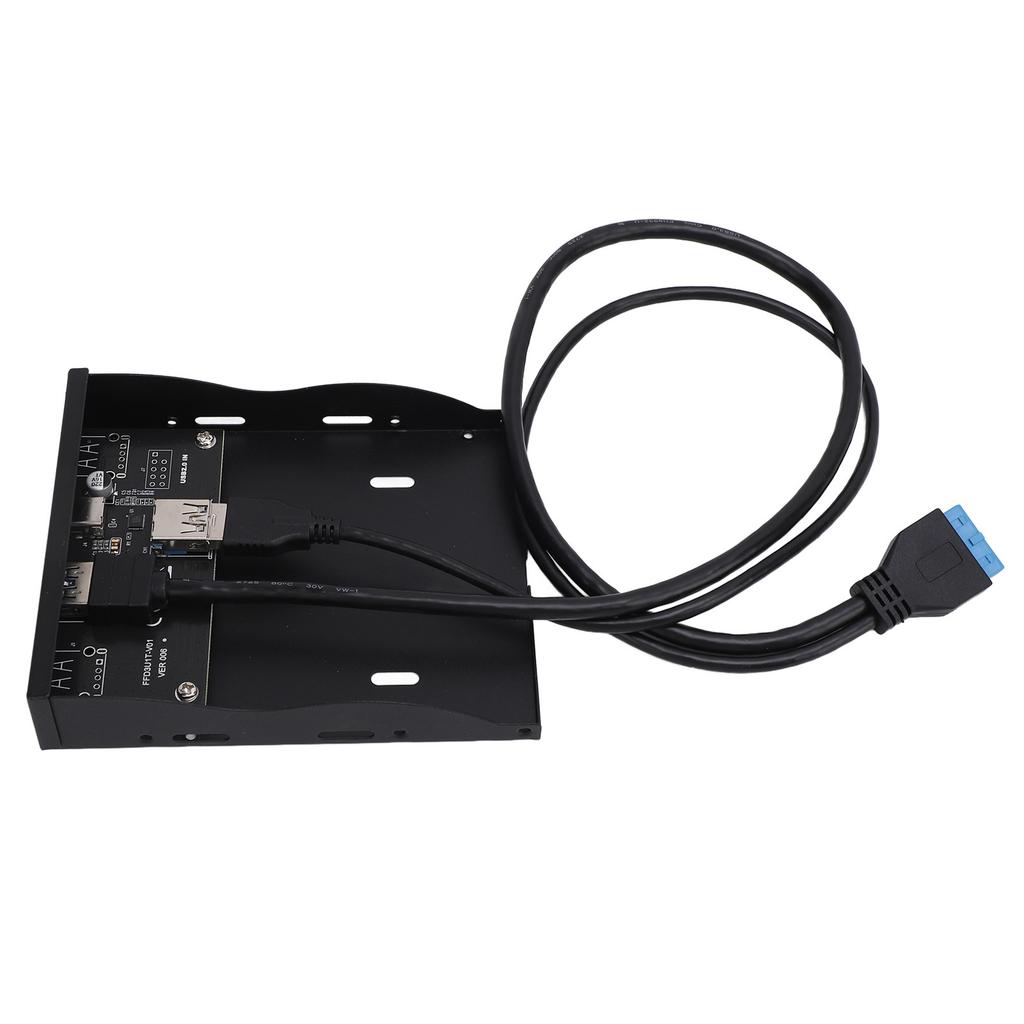 USB 3.2 GEN1 Концентратор на передней панели 5 Гбит/с Высокоскоростной Тип C и USB 3.0 Розетка 19-контактный Отсек для дисковода 3,5 дюйма для компьютеров