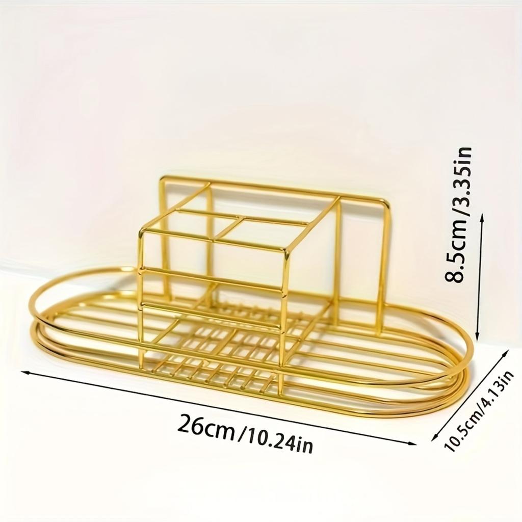 Легко устанавливаемый держатель для зубной щетки и зубной пасты из нержавеющей стали - настенный многофункциональный органайзер для ванной комнаты и органа