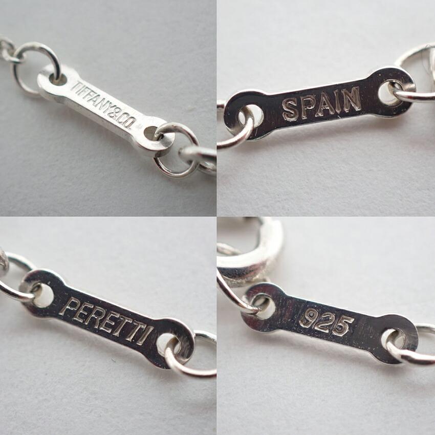 [Б/у] TIFFANY/Tiffany 925 двойная каплевидная подвеска/ожерелье/g454-87