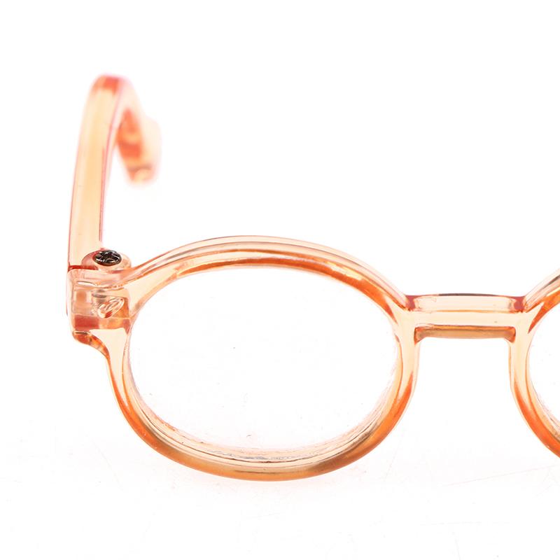 Plush Doll Glasses Accessory Round Frame 6.5/9.5Cm Eyewear Clear Lens