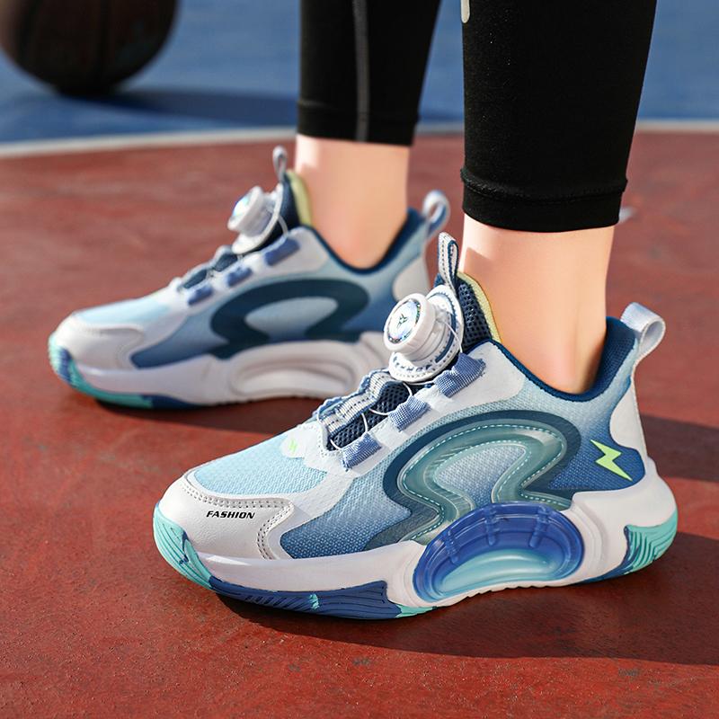 31-42 Children and Teenagers Plus Size Convenient and Fashionable Sports and Leisure Shoes Low Top Basketball Shoes