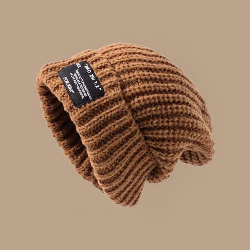 Multi Colors Knitted Beanies Solid Cute Warmer Bonnet New Female Beanie Caps Outdoor