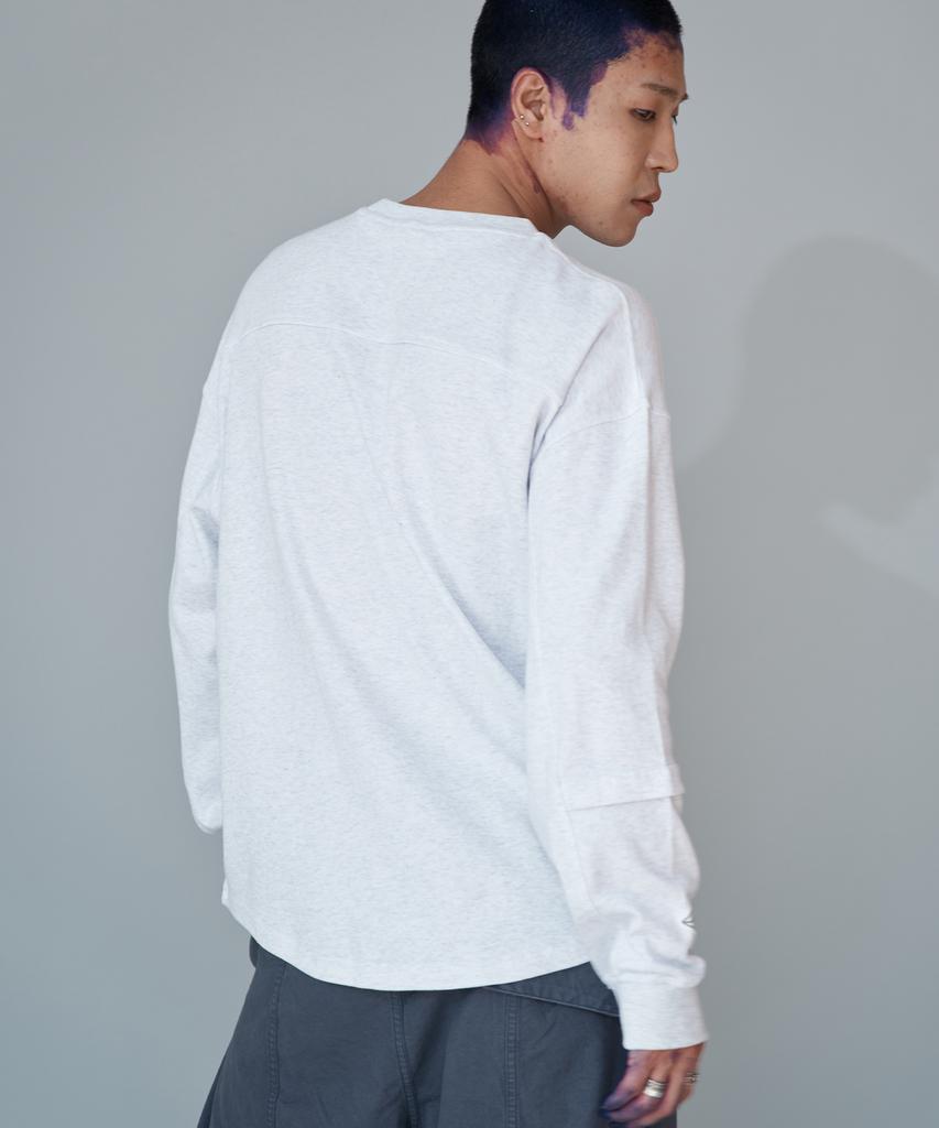 MANIAMASS Tennis Club Embroidered Graphic Long Sleeve (Noble Lt C)