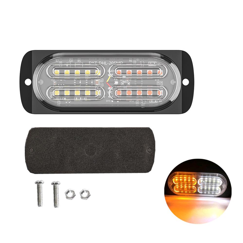 1 шт. Автомобильные стробоскопы 20 SMD мигающие сигнальные лампы светодиодные лампы для автомобиля светодиодные лампы аварийного водонепроницаемого света универсальные автомобильные аксессуары