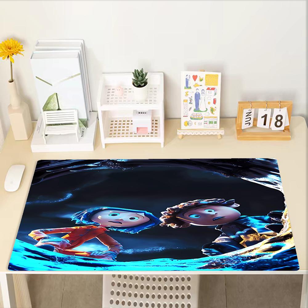 Coraline Theme Mouse Pad, Non Slip Rubber Base, Multifunctional Office & Home Decor, Perfect for Workspace Personalization.