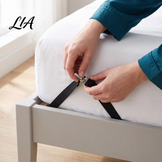 Elastic Bed Sheet Bands Adjustable Strap, Mattress Fasteners Holder And Suspender, Fitted Corner Sheets Gripper Clip for Cover, Sofa Cushion,