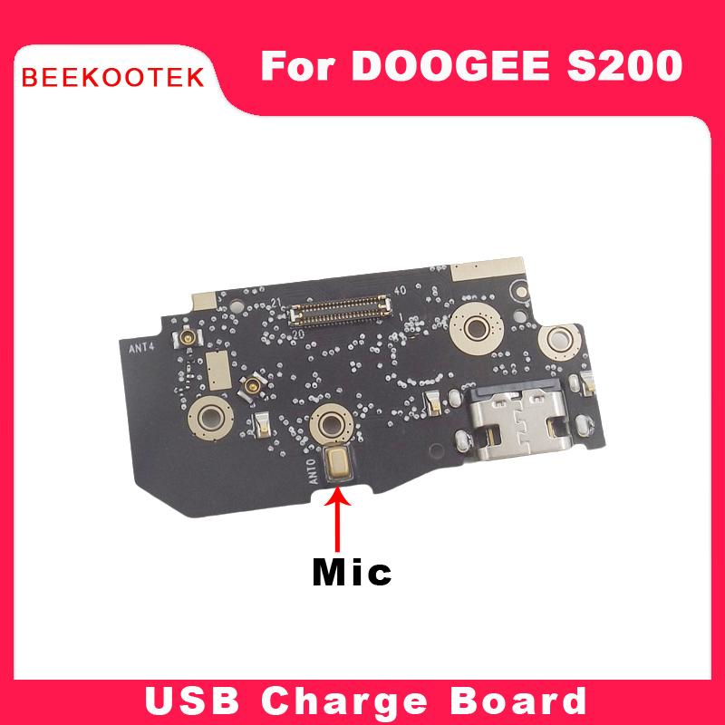 New Original DOOGEE S200 S200 X S200X USB Board Base Dock Charge Charging Port Board With Mic For DOOGEE S200 Plus Smart Phone