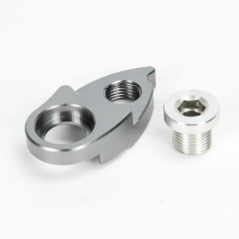 Bicycle Rear Bike Rear Derailleur Hanger Extension Aluminum Extender MTB Road Bicycle Mountain Cycling Frame Gear Tailhook Parts