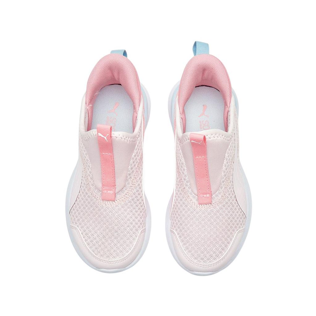 Puma Kruz Profoam Slip Fabric On Ps Versatile Comfortable Low Top Running Shoes Kids Sneaker Pink 310250-10