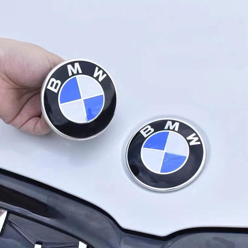 1Pcs 45/74/82mm Auto Car Styling Emblem Badge Front Rear Trunk Logo Sticker For BMW M2 M3 E46 E39 E38 E90 E60 F10 F30 Z3 X3 X5
