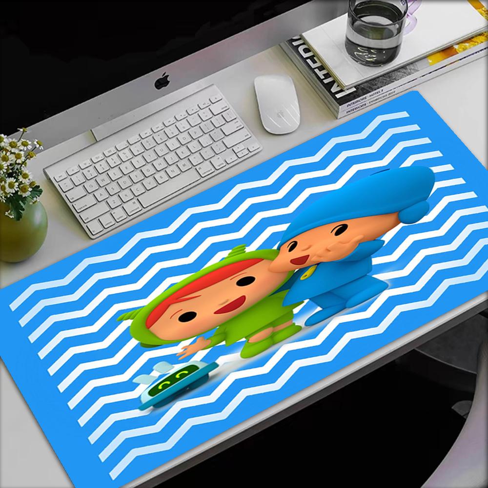 Pocoyo Theme Mouse Pad, Non Slip Rubber Base, Multifunctional Office & Home Decor, Perfect for Workspace Personalization.
