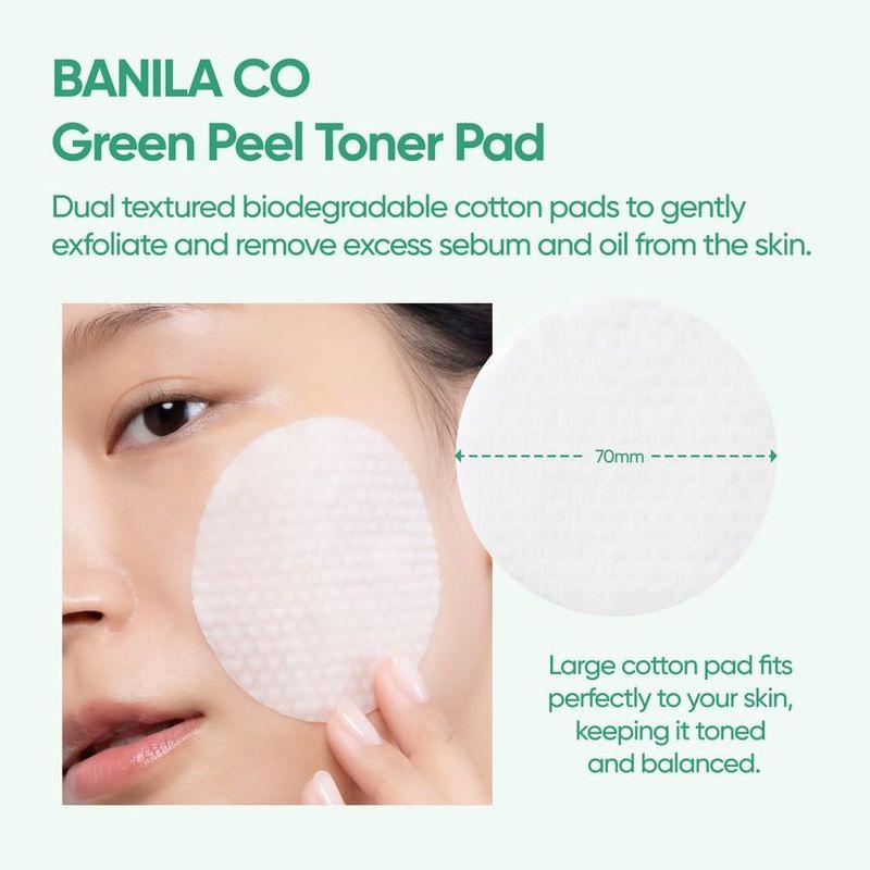 BANILA CO Очищающий тонер-пэд Clean It Zero Green Peel