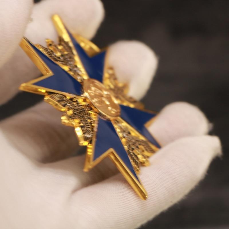 1 шт. копия Hoher Orden Vom Schwarzen Adler немецкая медаль Черный орел значок