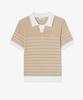 LACOSTE Women'S Textured Striped Polo Sweater Af230E-56G 02S