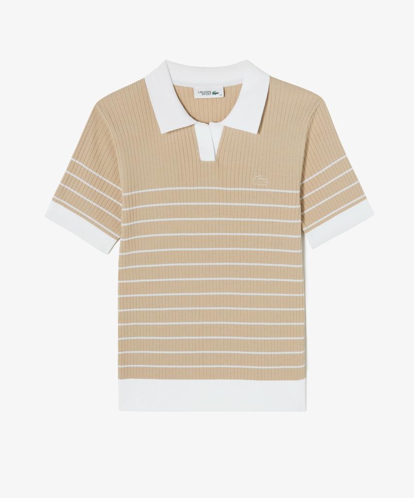 LACOSTE Women'S Textured Striped Polo Sweater Af230E-56G 02S