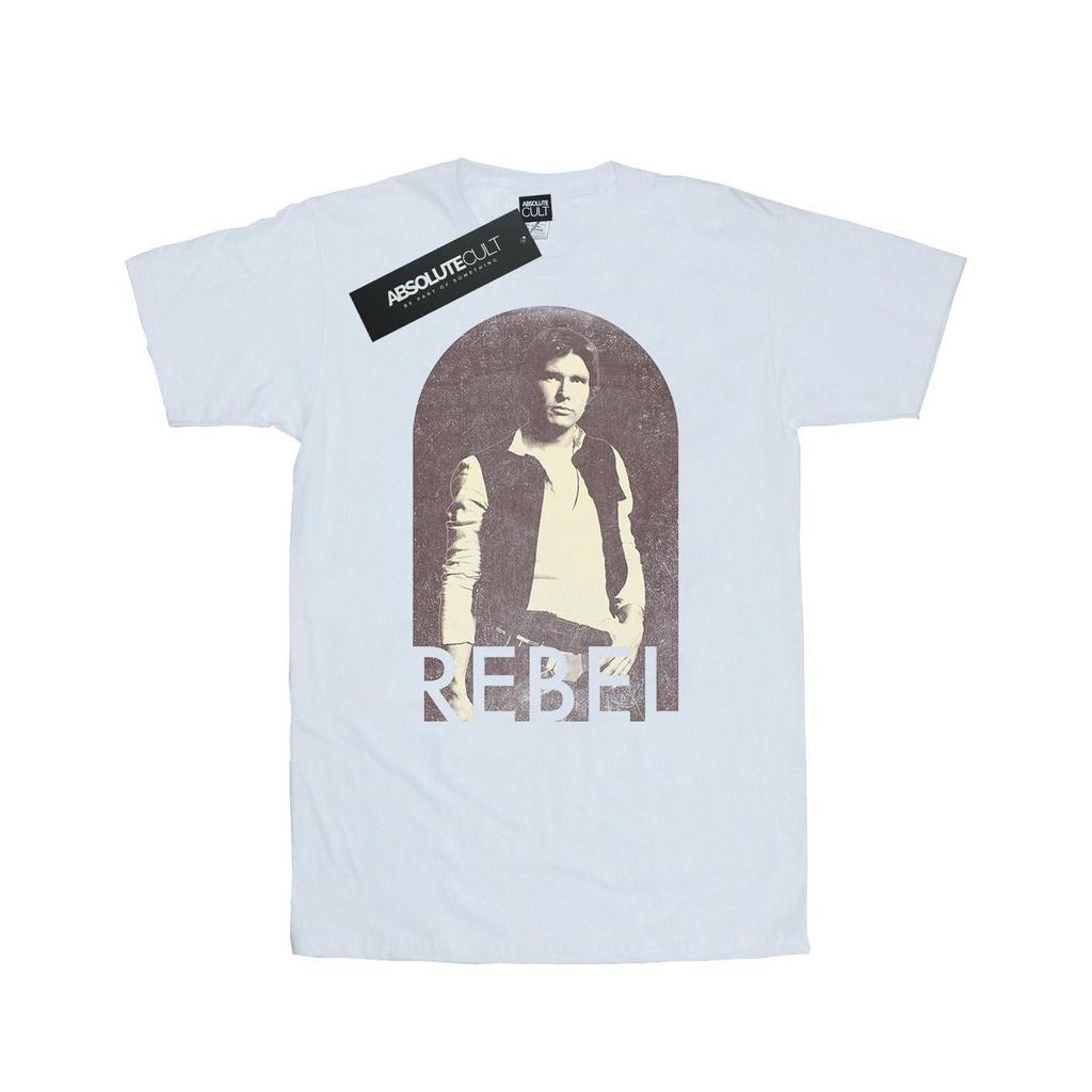 Star Wars Mens Han Solo Rebel T-Shirt