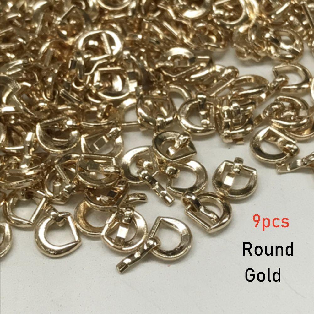 Girls Toys Mini Ultra-small Tri-glide Buckle Doll Bags Accessories Belt Buttons Diy Dolls Buckles