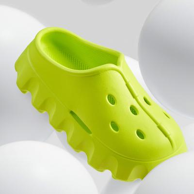 Модные женские тапочки Cloud с открытым носком, новинка 2024 года, женские тапочки с закрытым носком и высокой платформой, уличные нескользящие сандалии с толстой подошвой