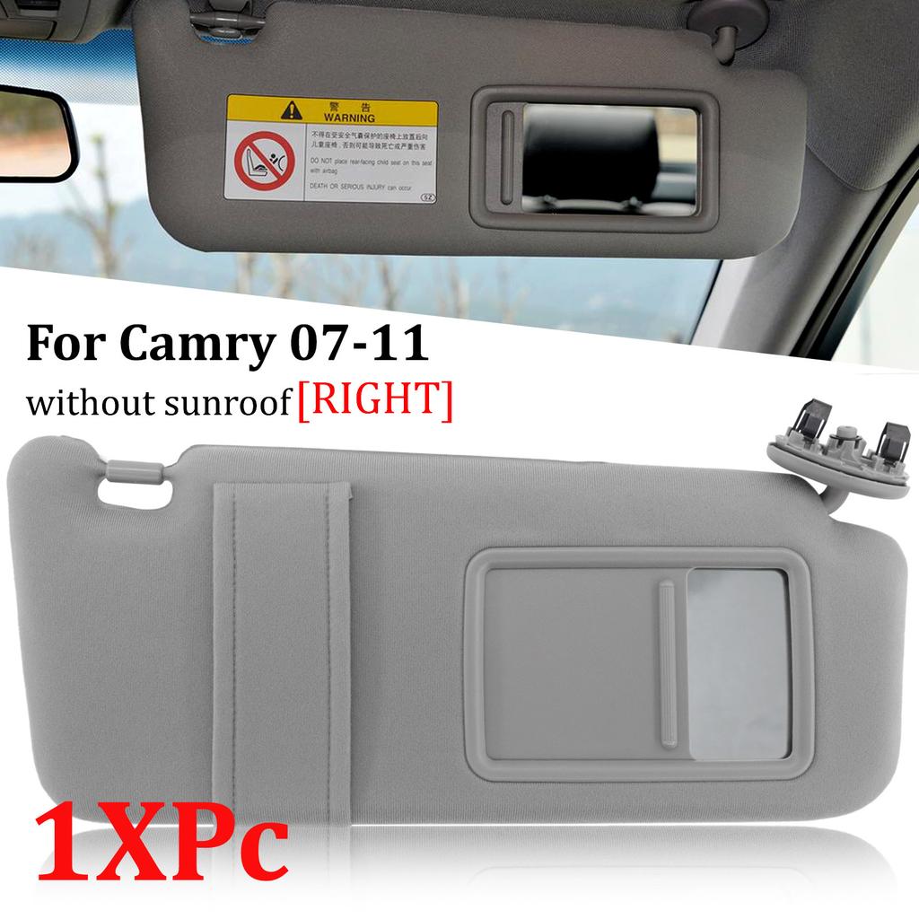 Серый автомобильный козырек от солнца для Toyota Camry 2007 2008 2009 2010 2011 Сторона водителя и пассажира Правый Левый Органайзер 7432006780B0