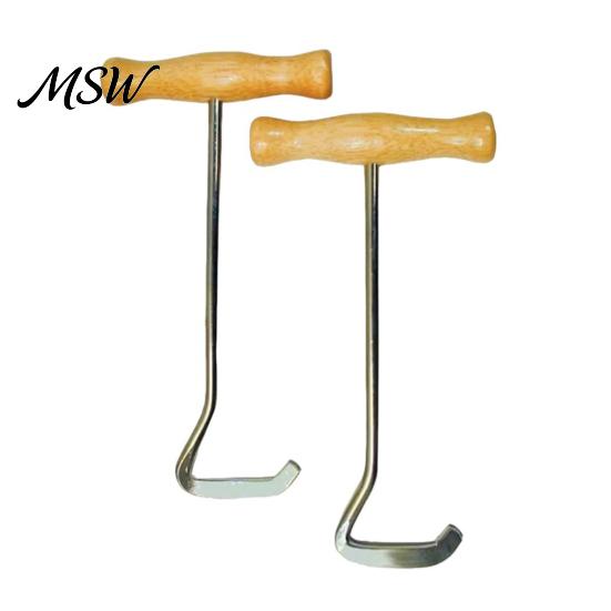 Elderly Mobility Aid Boot Jack with Long Handle, Easy Removal Portable Shoehorn, Non-slip Grip Shoe Helper Sturdy Iron Construction Shoes Tool
