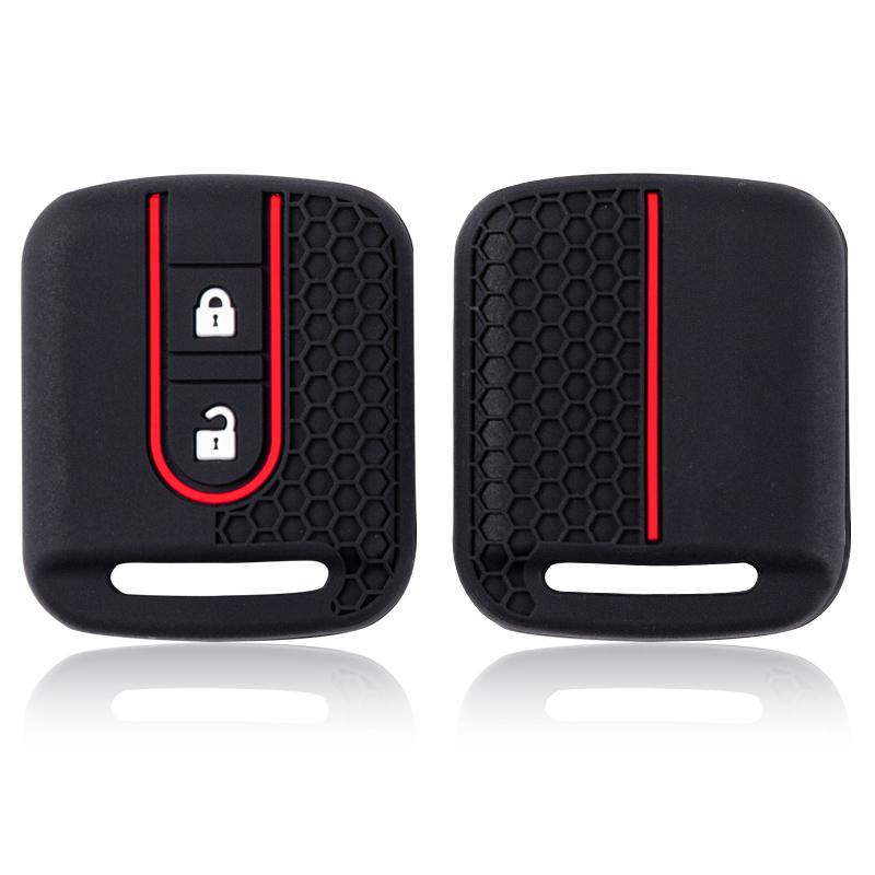 Силиконовый чехол для автомобильного ключа Fob Rubber Cover для Nissan Micra K12 Note Navara Qashqai J10 Primera Almera Sunny X-Trail