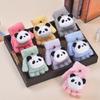 Autumn and Winter Cartoon Panda Cute Half-finger Children's Gloves Boys and Girls Winter Warm Infant Five-finger Gloves