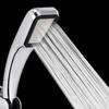 300 Holes High Pressure Shower Head Water Saving Flow With Chrome ABS Rain Spray Nozzle Bathroom Accessories